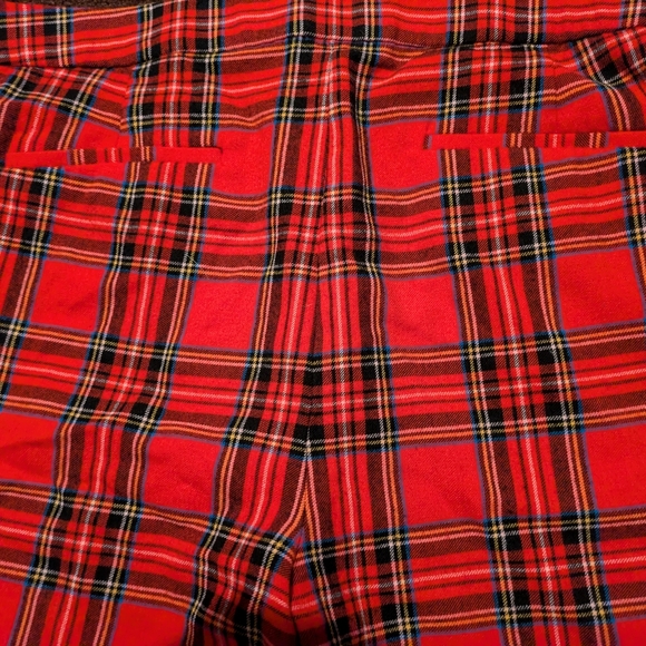 J Crew Wool Blend Plaid Tartan Pants - Picture 4 of 6